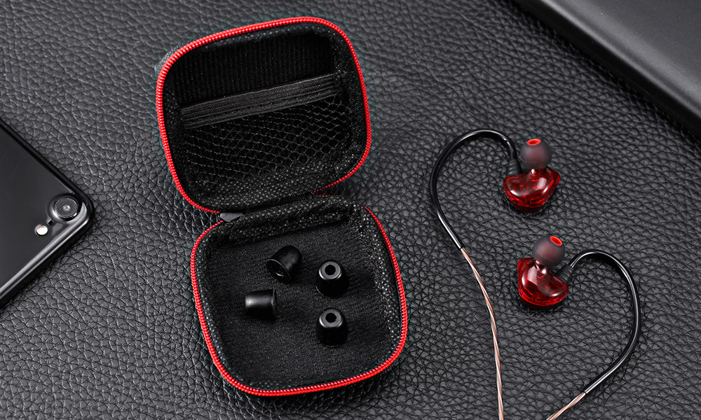 KZ EVA Earphones Accessory Portable Zipper Box